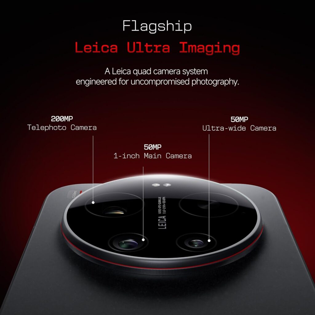Xiaomi 17 Ultra flagship Leica Ultra imaging 200MP telephoto 50MP main camera 50MP ultra wide quad camera system