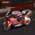 Pull Back Racing Bike Toy Multiple Color Variants