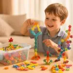 ToyMagic Star Interlink Construction Play Set for Kids Age 3 Plus