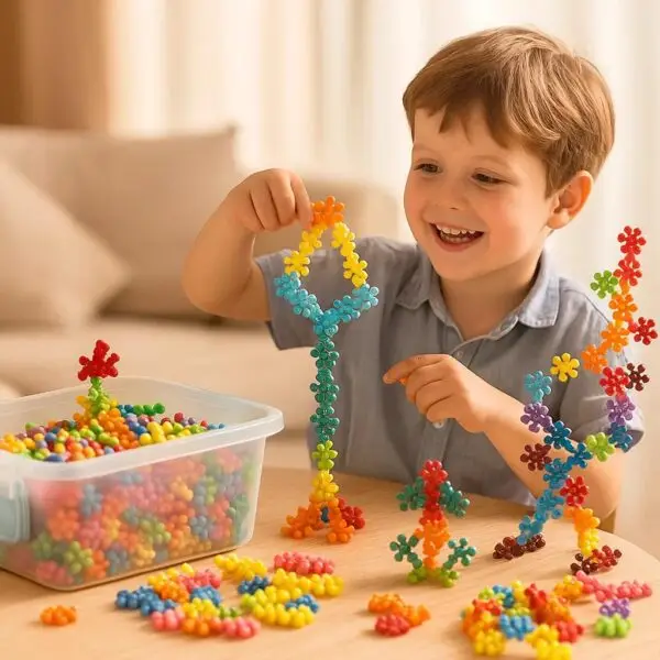 ToyMagic Star Interlink Construction Play Set for Kids Age 3 Plus