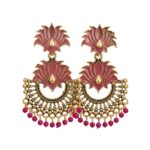 Pink - Antique Gold Finish