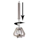 Stainless Steel Manual Hand Blender | Egg Beater | Milk, Lassi & Coffee Mixer | Kitchen Whisk - Image 2
