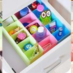 5 Compartment Drawer Organizer Storage Box (Pack of 2) | Socks, Underwear & Accessories Closet Organizer - Image 2