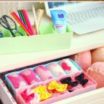5 Compartment Drawer Organizer Storage Box (Pack of 2) | Socks, Underwear & Accessories Closet Organizer - Image 4