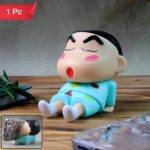Sinchan Cartoon Figurine Mobile Phone Stand | Funny Sinchan Character Desk Phone Holder | Cute Mobile Stand for Table & Office