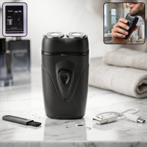Portable Electric Shaver For Men Compact Rechargeable Cordless