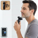 Rechargeable Electric Rotary Shaver Trimmer for Men | Cordless Beard & Facial Hair Trimmer | Grooming Kit (1 Set) - Image 3