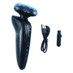 Rechargeable Electric Rotary Shaver Trimmer for Men | Cordless Beard & Facial Hair Trimmer | Grooming Kit (1 Set) - Image 2