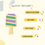 Silicone Candy Shape Teether For Baby (1 Pc) - Image 4