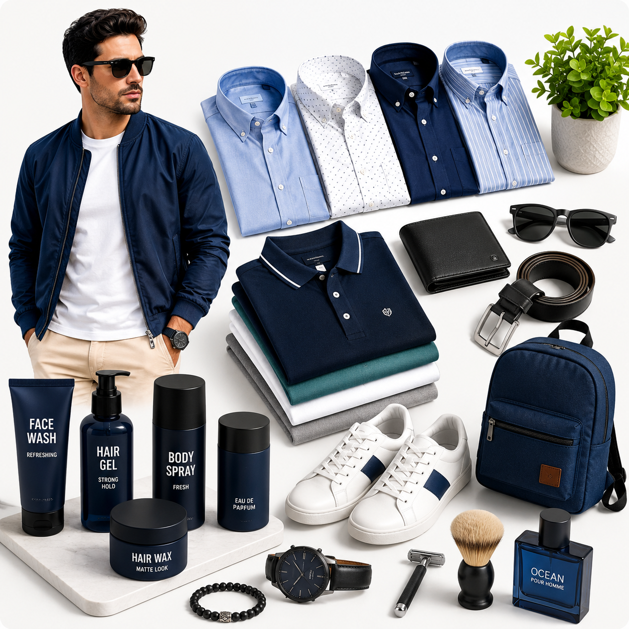 men's fashion, accessories grooming