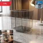 360° Rotating Acrylic Pen Stand & Desk Organizer – Multi-Compartment unishoppers