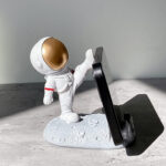 3D Astronaut Mobile Phone Stand – Creative Space Design Desk Holder - Image 3