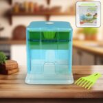 650ml 4-Blade Manual Vegetable Chopper | Hand Press Food Chopper for Vegetables & Fruits - Image 3
