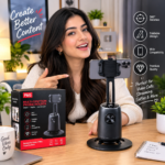Smart AI Auto Face Tracking Mobile Holder with 360 Rotation - Image 6