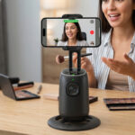 Smart AI Auto Face Tracking Mobile Holder with 360 Rotation - Image 2