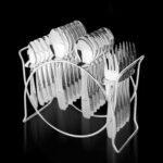Premium Stainless Steel 24 Piece Cutlery Set with Elegant Storage Stand for Dining Table - Image 2