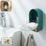 Wall Mounted Soap Holder With Drain Tray (1 Pc) - Image 3
